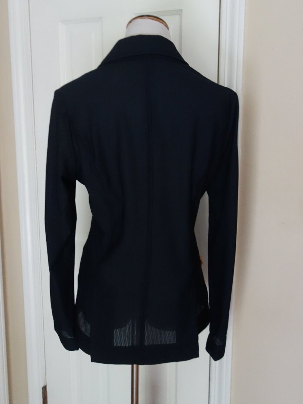 ALESSANDRO ALBANESE Mesh Show Navy Coat – Wmns L (U.S. 10/12) - Picture 14 of 14